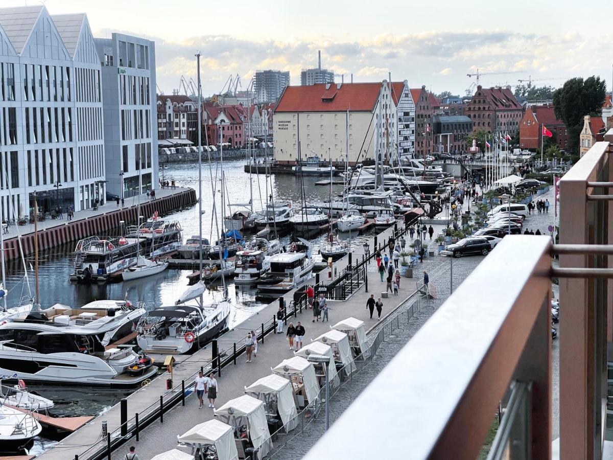 Waterlane W Oknami Na Rzeke - Marina View - Comfy Apartments Danzig Exterior foto