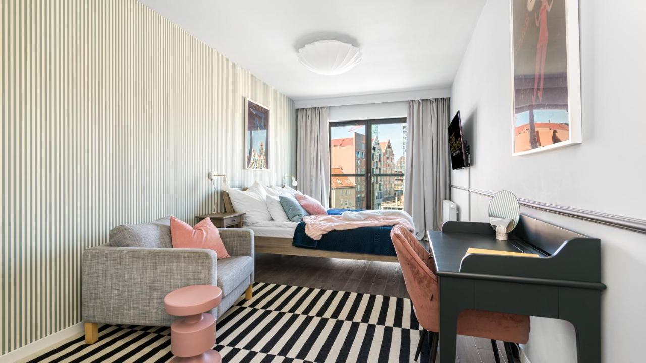 Waterlane W Oknami Na Rzeke - Marina View - Comfy Apartments Danzig Exterior foto